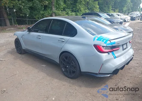 2025 BMW M3 Competition xDrive from USA, damaged, VIN WBS33HJ02SFT70800